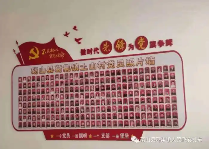 葛集镇:"党员墙"亮出党员新形象