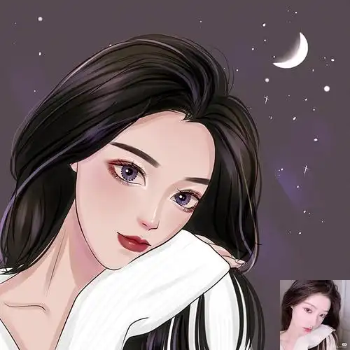 微信头像定制水彩手绘头像定制漫画头像情侣插画设计真人照片q版卡通