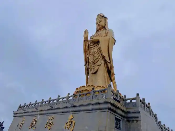 普陀山礼佛第一天的拜佛行程南海观音 7915@普济寺7915@法雨