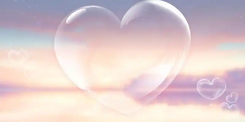 唯美浪漫爱心创意表达表白告白展板背景浪漫爱心背景