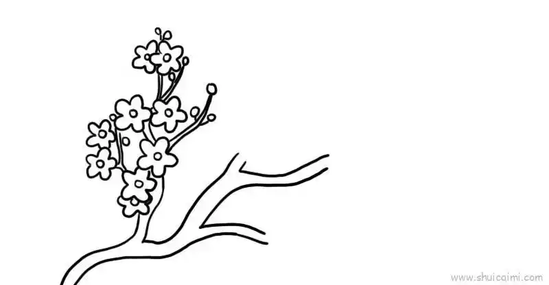 桃花树儿童画怎么画桃花树简笔画图片大全