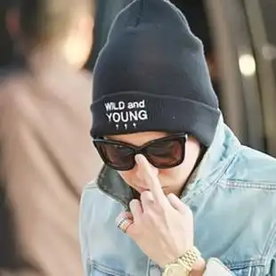 权志龙帽子 针织