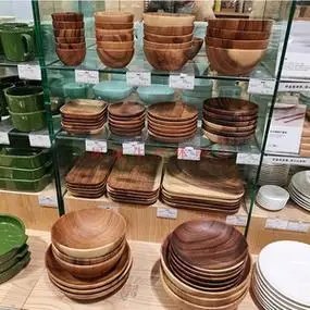 tb3160853_88淘宝muji无印良品 新款木制圆形碟 餐盘 天然木制餐具