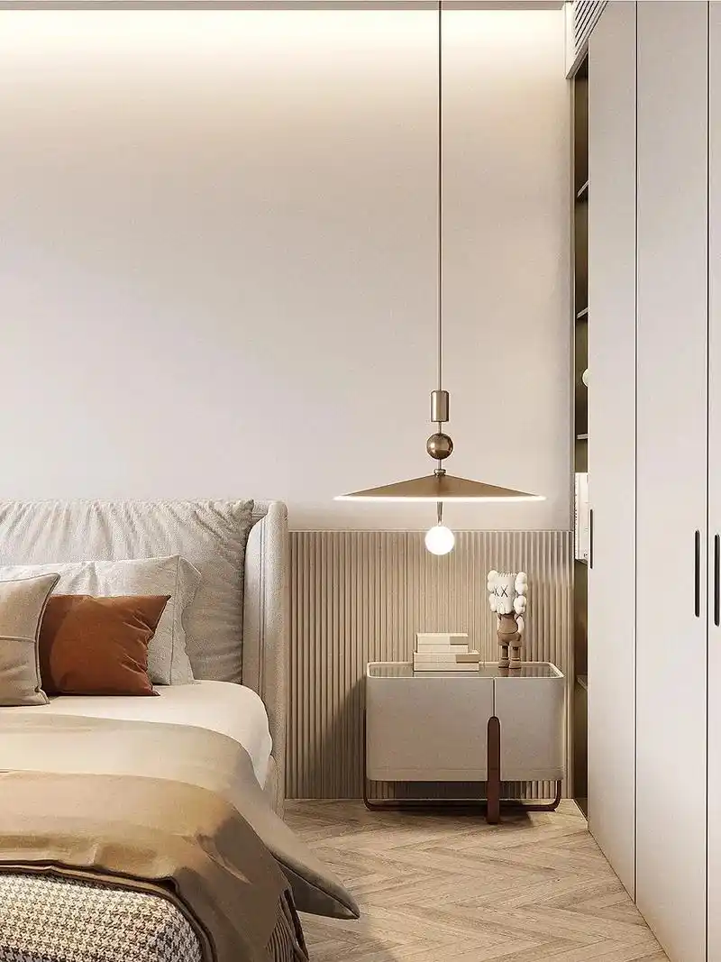 『现代极简卧室』小合集来了.房间以灰白色为主调,冷静优雅,沉 - 抖音