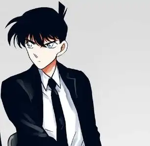 求各种可以做头像的高清黑白工藤新一图片