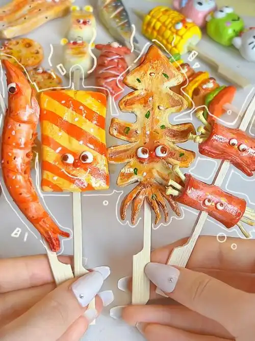 我的粘土世界   #我的手工日常   #石塑粘土   #食玩