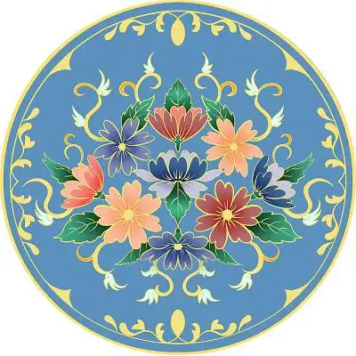 服饰图案png素材服装花纹元素中国传统纹样衣服花边边框纹饰图案矢量