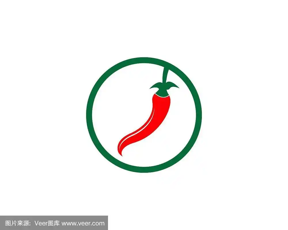 辣椒图标矢量设计插图
