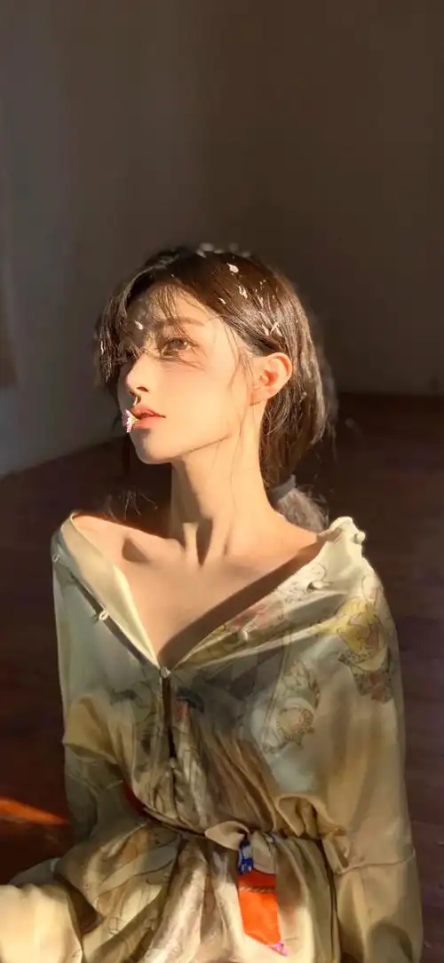 女生专用壁纸ins真人倾