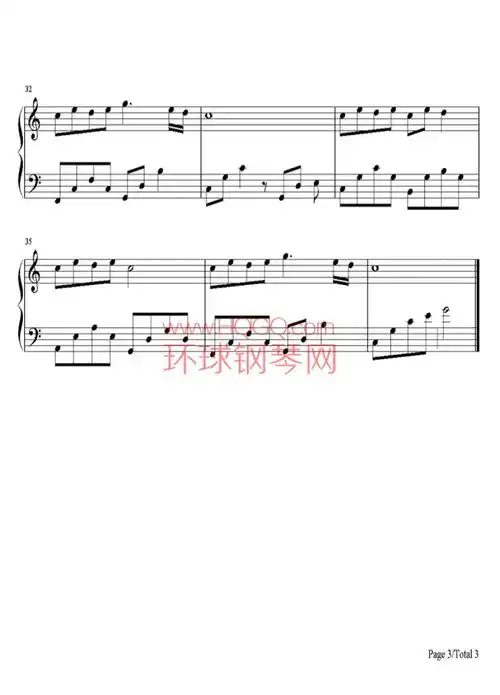 樱花草(简易版)-sweety钢琴谱-环球钢琴网