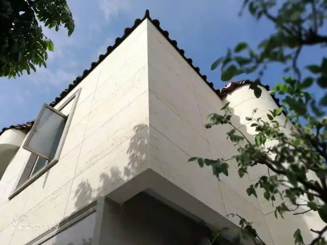 佛山大理石软瓷砖柔性石材米白色洞石瓷砖柔性饰面片材外墙砖