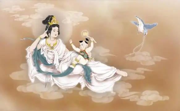 送子观音图片