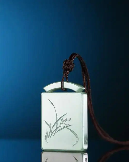 玉雕中的兰香|和田玉|兰花_新浪收藏_新浪网