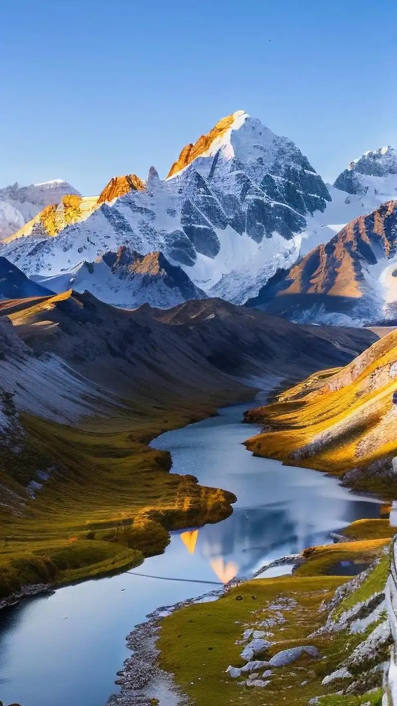 适合老人的简洁山水壁纸9015 给长辈的手机换上这些简洁又充满