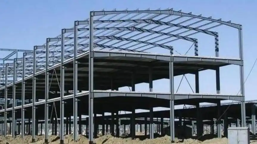 分享三层钢结构主体车间图纸整体做法比较经济大家可以参考