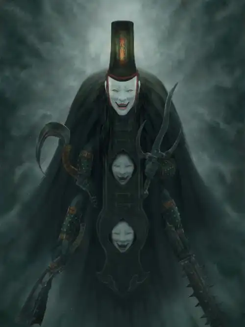 给电影侍神令画的角色海报