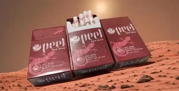 今日和smoke3412一起品鉴百乐peel红酒爆珠香烟,看看我们购买的百乐