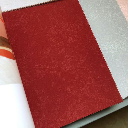 复古酒红色墙布壁布 美式个性斑驳红色卧室深红酒红色背景形象墙