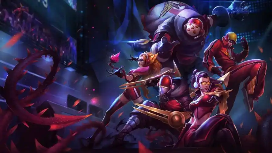 t1 武器 婕拉 薇恩 劫 盲僧 英雄联盟图片,4k高清游戏图片,娟娟壁纸