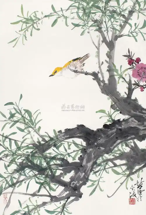 徐纯原花鸟作品欣赏