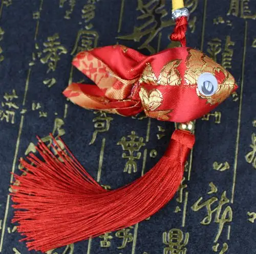 端午节香包刺绣金鱼荷包小孩挂脖香囊随身香袋汽车载挂件包邮