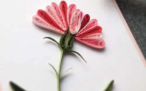 衍纸教程生如夏花衍纸画卡片创意教师节母亲节礼物手工贺卡diy