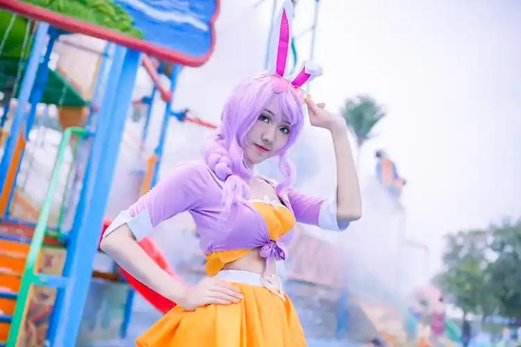 每日cos集锦大赏,公孙离蜜橘之夏泳装cosplay,小姐姐甜美诱人_王者