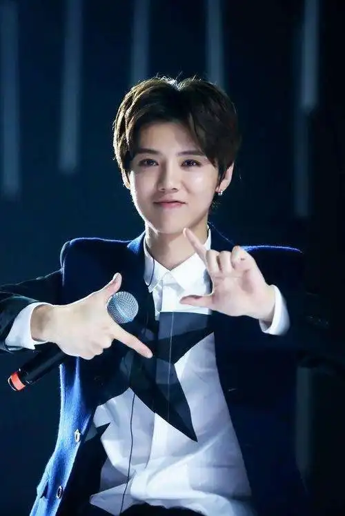 盘点鹿晗拍照姿势手势从0到6最后一个无人超越