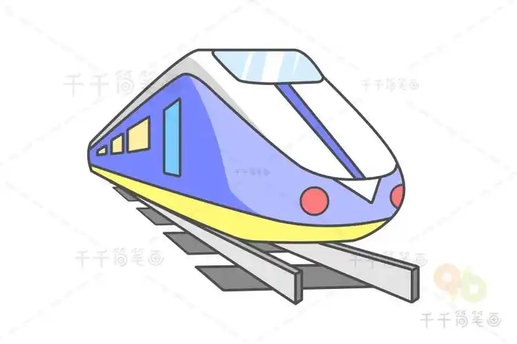 动车简笔画步骤图复兴号动车简笔画步骤复兴号简笔画手绘怎么画简单