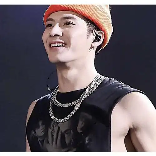 项链cool古巴王嘉尔同款hiphop镶钻街头百搭手链