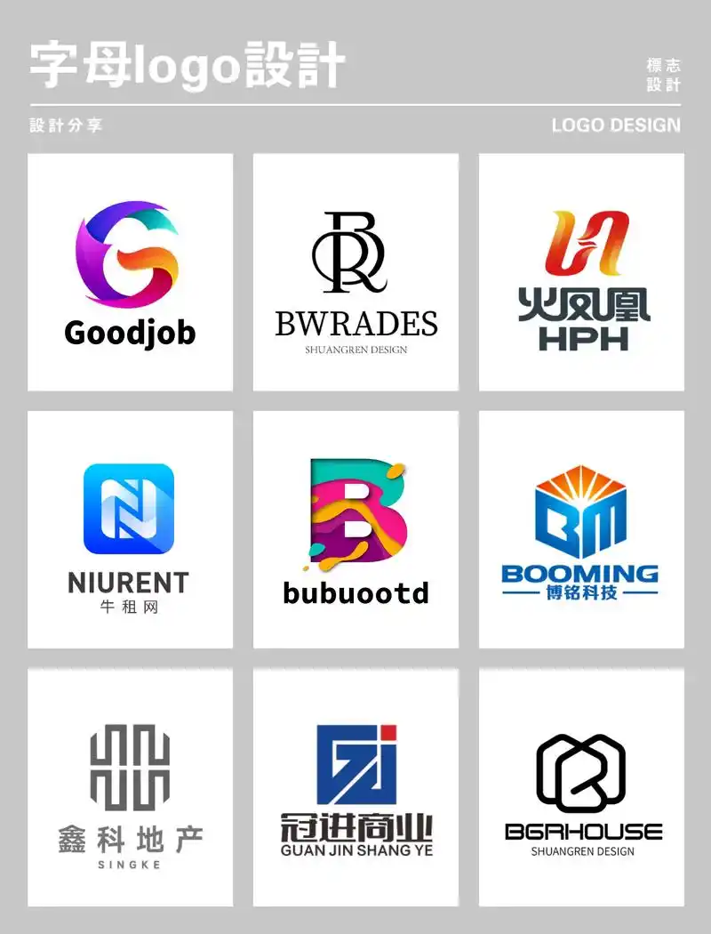 字母logo与英文logo设计的魅力.logo代表了品牌和形 - 抖音
