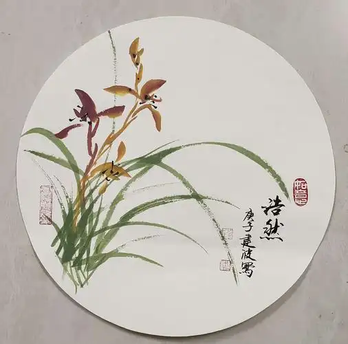 气静崇兰——书画家叶建波小品兰花欣赏