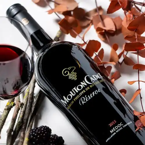 法国原瓶进口红酒罗斯柴尔德木桐嘉棣珍藏梅多克干红葡萄酒750ml