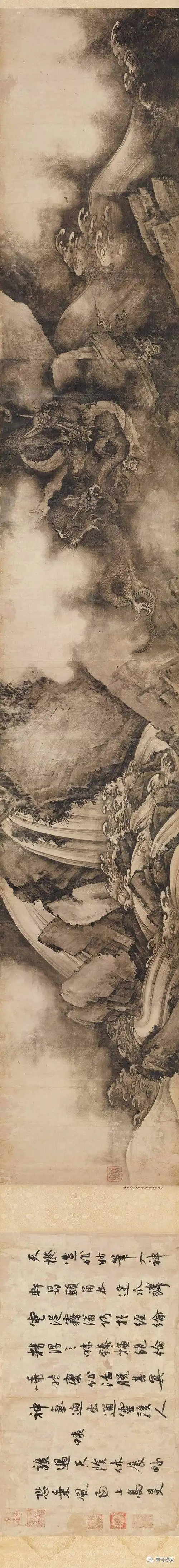 五,全球共22件署款陈容画龙作品尚留存根据中国国家博物馆馆员朱万章