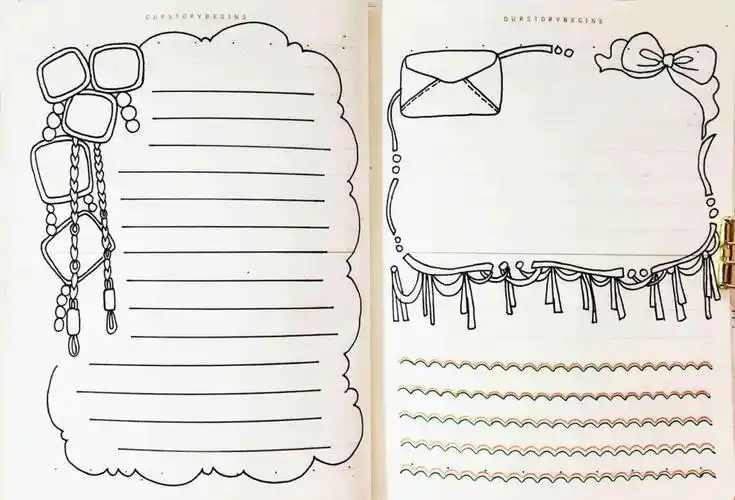 通用的手抄报版面设计图大全简单好看的手抄报排版有序的排列组合手