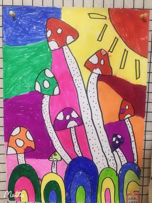 宜良县第一幼儿园蒙一班美术作品展