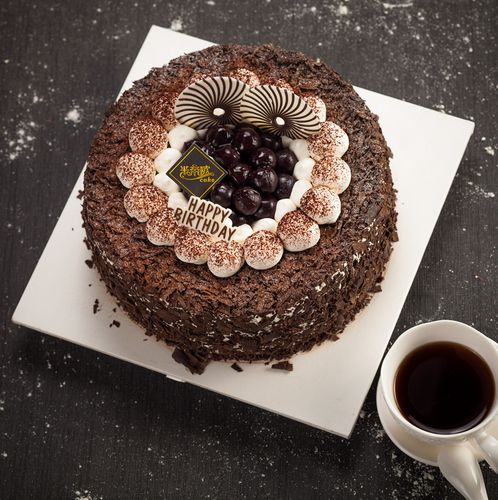 北京同城配送生日蛋糕黑森林樱桃ins速递网红定制巧克力水果德士