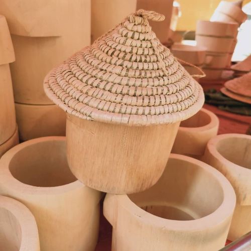 云南草编锅盖蒸锅盖草帽盖子铁锅盖厨房烹饪用具农村手工编织口径长6