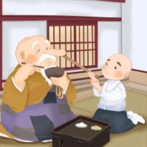 小和尚为老和尚掀鼻子