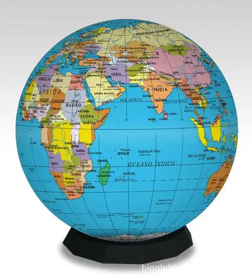 供应中文拼图地球仪,立体拼图,3d球形拼图