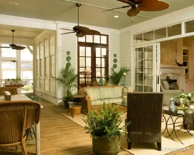 278平米美式田园风别墅装修效果美式田园设计图片赏析