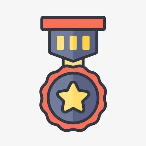 手绘/卡通 卡通元素 > 扁平化胸章png下载 收藏 [声明] 觅元素所有