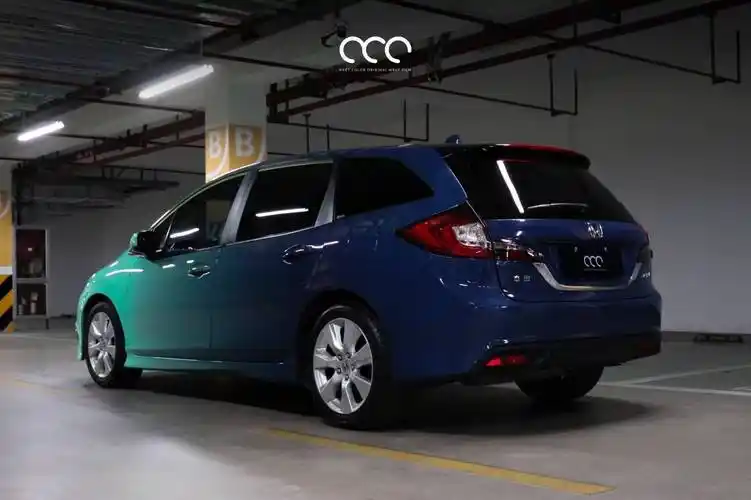 本田·杰德 漫彩改色膜蓝绿渐变彩绘_搜狐汽车_搜狐网