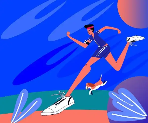 奔跑|插画|创作习作|时光2清浅 - 临摹作品 - 站酷 (zcool)