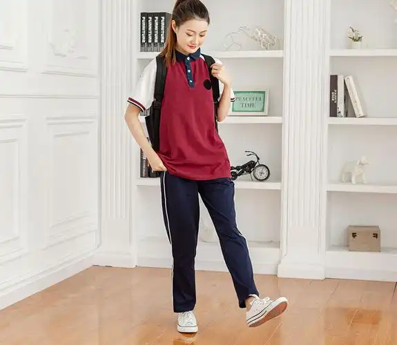 苏州吴江初中短袖校服松陵一中学生新款夏季短袖校服套装外套长裤