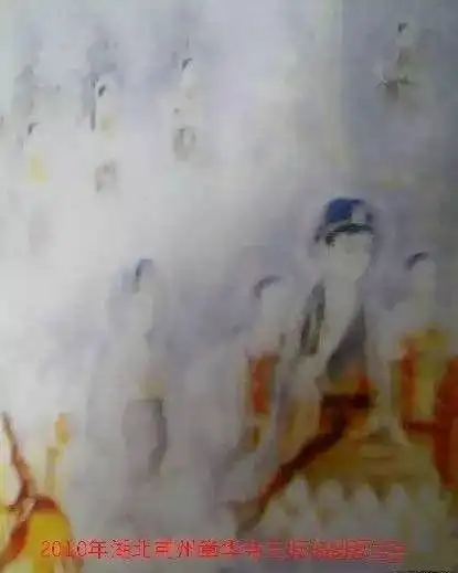 惊叹佛菩萨出现在空中被手机拍下附视频