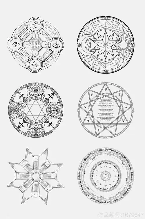 魔法阵免扣元素素材