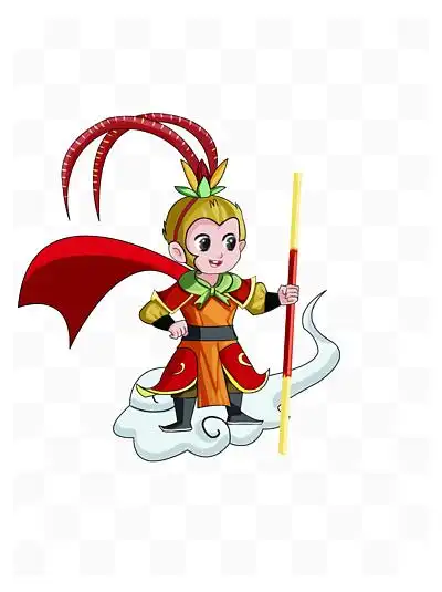 手绘卡通西游记人物29105知名神话故事人物套图孙悟空101121q版京剧