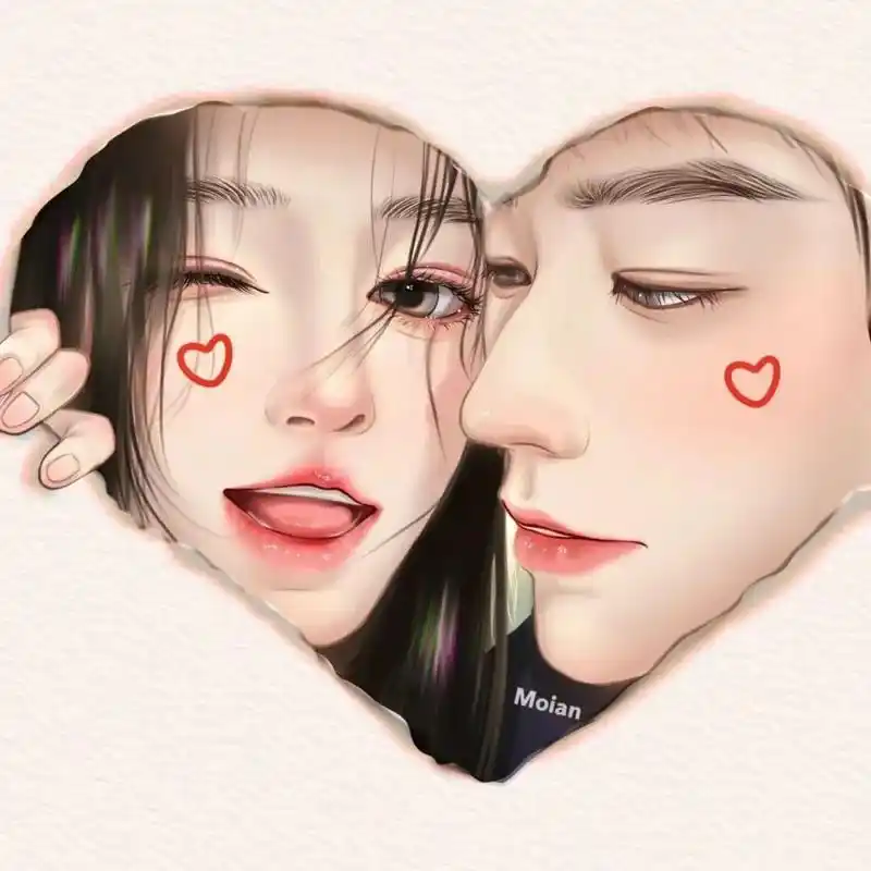 情侣头像丨爱意满满的卡通情头