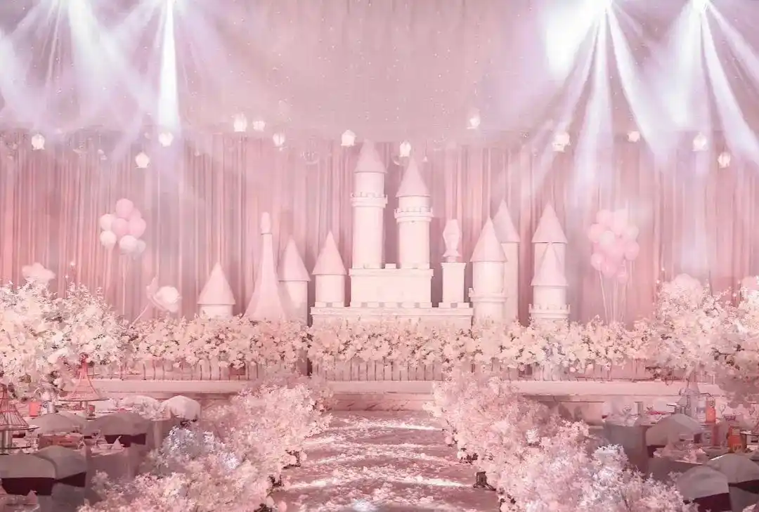 对于粉色婚礼存在偏见吗又a又梦幻的粉色婚礼摆脱你的疑惑